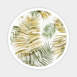 Palms branches Yellow Green Magnet